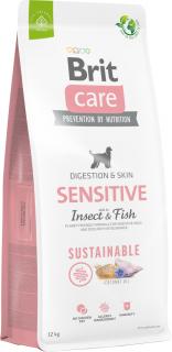 Brit Care Sustainable Sensitive InsectFish Karma z insektami i rybą dla psa 2x12kg TANI ZESTAW