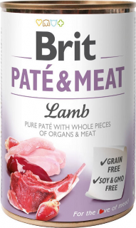 Brit PateMeat Lamb Karma z jagnięciną dla psa 400g