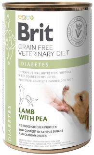 Brit Veterinary Diet Diabetes TurkeyPea Karma z indykiem dla psa 400g