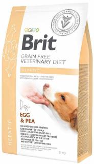 Brit Veterinary Diet Hepatic EggPea Karma z jajami i groszkiem dla psa 2kg