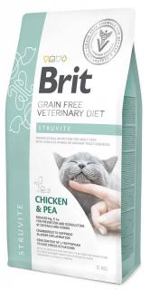 Brit Veterinary Diet Struvite ChickenPea Karma z kurczakiem dla kota 5kg