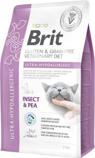 Brit Veterinary Diet Ultra-Hypoallergenic InsectPea Karma z insektami dla kota 2kg