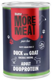BUBAlicious More Meat Duo Adult Karma z kaczką i kozą dla psa 400g