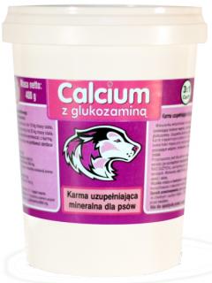 Calcium Fioletowy dla psa Suplement diety z glukozaminą 400g