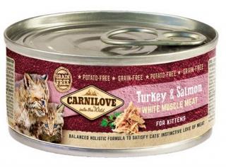 Carnilove CAT Kitten TurkeySalmon Karma z indykiem i łososiem dla kociąt 100g