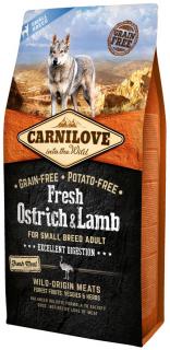 Carnilove Fresh OstrichLamb Adult Small Karma ze strusiem i jagnięciną dla psa 1.5kg