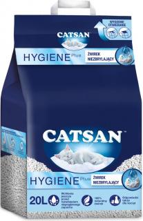 Catsan Żwirek naturalny dla kota Hygiene Plus 20l