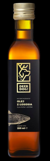 Deer Dog Nierafinowany Olej z łososia dla psa i kota 250ml