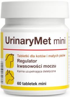 Dolfos UrinaryMet MINI dla psa i kota Suplement diety 60 tab.