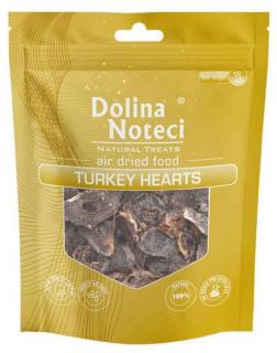 Dolina Noteci Natural Treats Turkey Hearts Przysmak Serca z indyka dla psa 150g