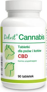 Dolvit Cannabis dla psa i kota Suplement diety 90 tab.