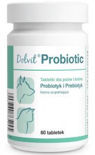 Dolvit Probiotic dla psa i kota Suplement diety 60 tab.