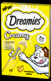 Dreamies Creamy Przysmak z serem dla kota 40g