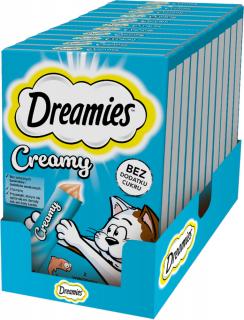 Dreamies Creamy Przysmak z wybornym łososiem dla kota 11x40g OPAKOWANIE ZBIORCZE