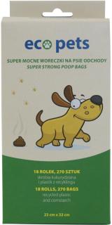 Eco Pets Woreczki na psie ekskrementy 270szt. (18 rolek)