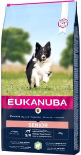 Eukanuba Senior SmallMedium LambRice Karma z jagnięciną dla psa 2x12kg TANI ZESTAW