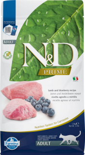 Farmina ND Prime Adult Medium/Maxi LambBlueberry Karma z jagnięciną dla kota 1.5kg
