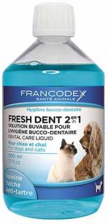 Francodex Fresh Dent dla psa i kota Płyn do jamy ustnej 250ml