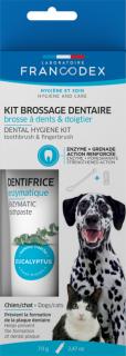 Francodex Zestaw do czyszczenia zębów dla psa