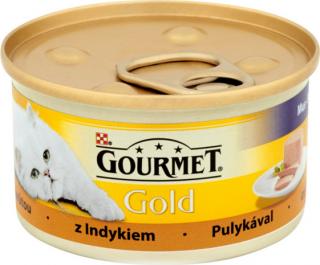 Gourmet Gold Karma z indykiem w postaci musu dla kota 85g