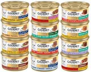 Gourmet Gold Pakiet degustacyjny Karma dla kota 14x85g