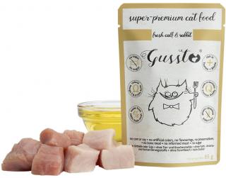 Gussto Fresh CalfRabbit Karma z cielęciną i królikiem dla kota 85g