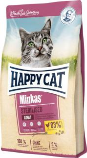 Happy Cat Adult Minkas Sterilised Karma z drobiem dla kota 10kg