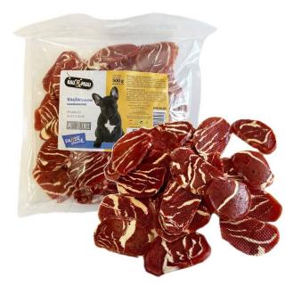 HauMiau Przysmak Marmurkowe Krążki z kaczki dla psa 500g