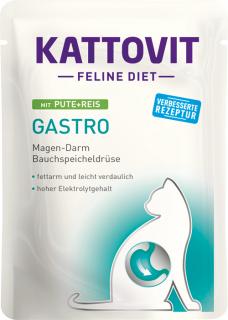 Kattovit Feline Diet Gastro Karma z indykiem i ryżem (Pute+Reis) dla kota 85g
