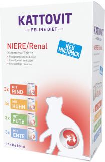 Kattovit Feline Diet Renal Multipack Karma dla kota 12x85g