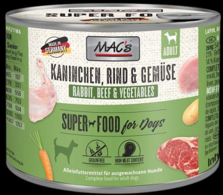 Mac's Dog Adult Karma z królikiem i warzywami dla psa 200g