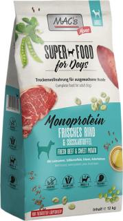 Mac's Dog Monoprotein Adult BeefSweet Potato Karma z wołowiną dla psa 12kg