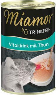 Miamor Przysmak Trinkfein Vitaldrink mit Thun z tuńczykiem dla kota op. 135ml