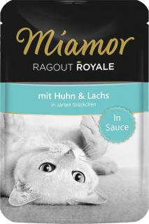 Miamor Ragout Royale Karma z kurczakiem i łososiem dla kota 100g
