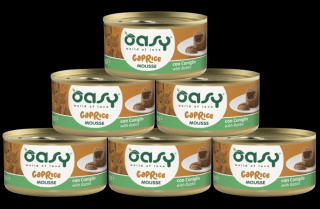 Oasy Caprice Mousse with Rabbit Karma z kólikiem dla kota 18x85g PAKIET