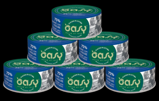 Oasy More Love Sardine with Vegetables Adult Karma z sardynkami dla kota 24x70g PAKIET
