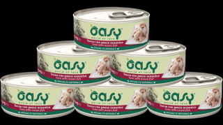 Oasy Natural Adult Tuna with Osean Fish Karma z tuńczykiem dla psa 24x150g PAKIET