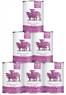 Ollo Umami LambBeef Dog Adult Karma z jagnięciną i wołowiną dla psa 8x400g PAKIET