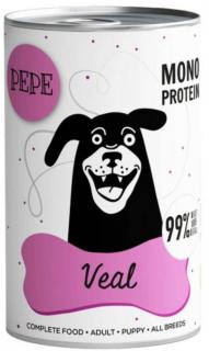 Paka Zwierzaka Mono Protein PEPE Veal Karma z cielęciną 400g