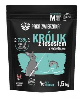 Paka Zwierzaka Seventh Heaven karma dla psa z królikiem i łososiem 1.5kg