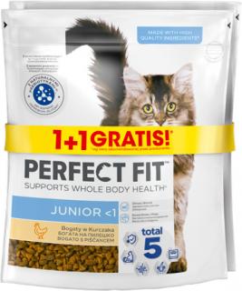 Perfect Fit Cat Junior Karma z kurczakiem dla kociąt 750g + 750g GRATIS