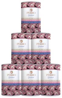 Perro Gourmet Adult Karma z królikiem i marchewką dla psa 6x400g PAKIET