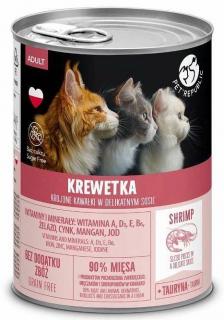 Pet Republic Adult Karma z krewetkami w sosie dla kota 400g