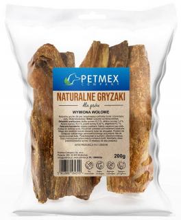 Petmex Gryzak Wymiona wołowe dla psa 200g