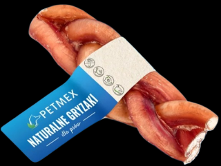 Petmex Przysmak Penis wołowy warkocz dla psa dł. 15cm op. 1szt