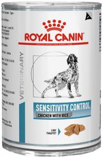 Royal Canin VET DOG Sensitivity Control ChickenRice Karma z kurczakiem dla psa 410g