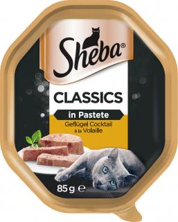 Sheba Classics Karma z koktajlem drobiowym w pasztecie dla kota 85g