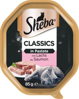 Sheba Classics Karma z łososiem w pasztecie dla kota 85g