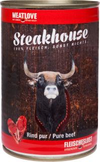 Steakhouse Rind pur Karma z wołowiną dla psa oraz kota 400g