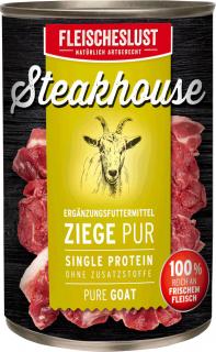 Steakhouse Ziege pur Karma z koziną dla psa oraz kota 800g